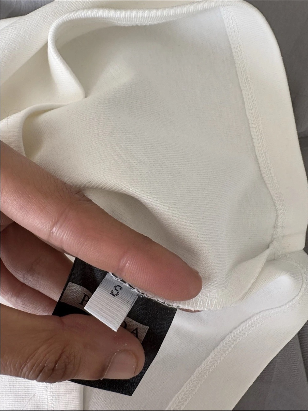 Prada White Tank Top Cropped - Picture 7 of 9